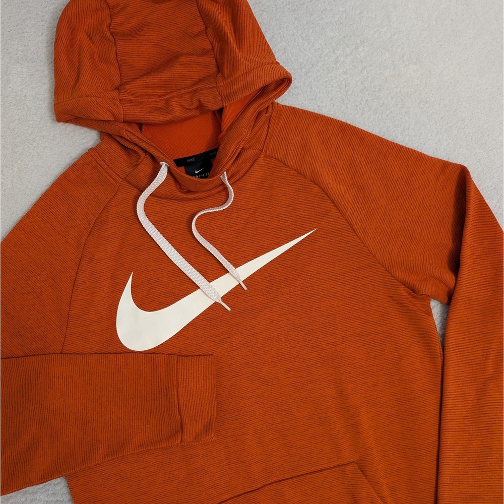 Nike Dri Fit Long Sleeve Pullover Hoodie Jacket Mens Small Big Swoosh